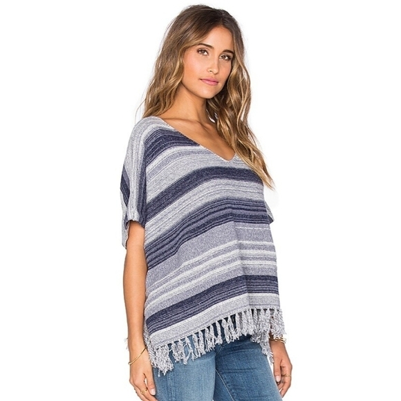 Soft Joie Olynn Blouse Poncho in Nocturne Multi Wool Blend‎ Size XXS/S - Picture 13 of 13